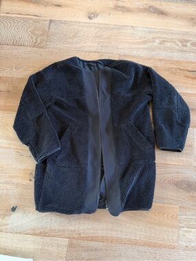 Lululemon Black Sherpa Zip Up Jacket Women’s Size 6